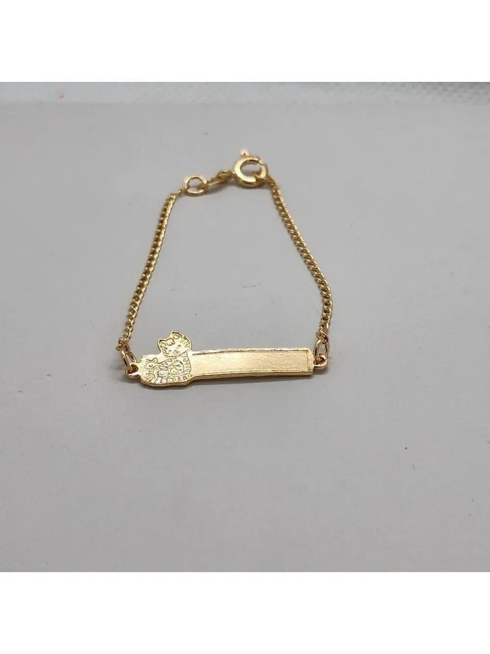 Brand New Brazilian 18k Gold Filled Cat Bracelet